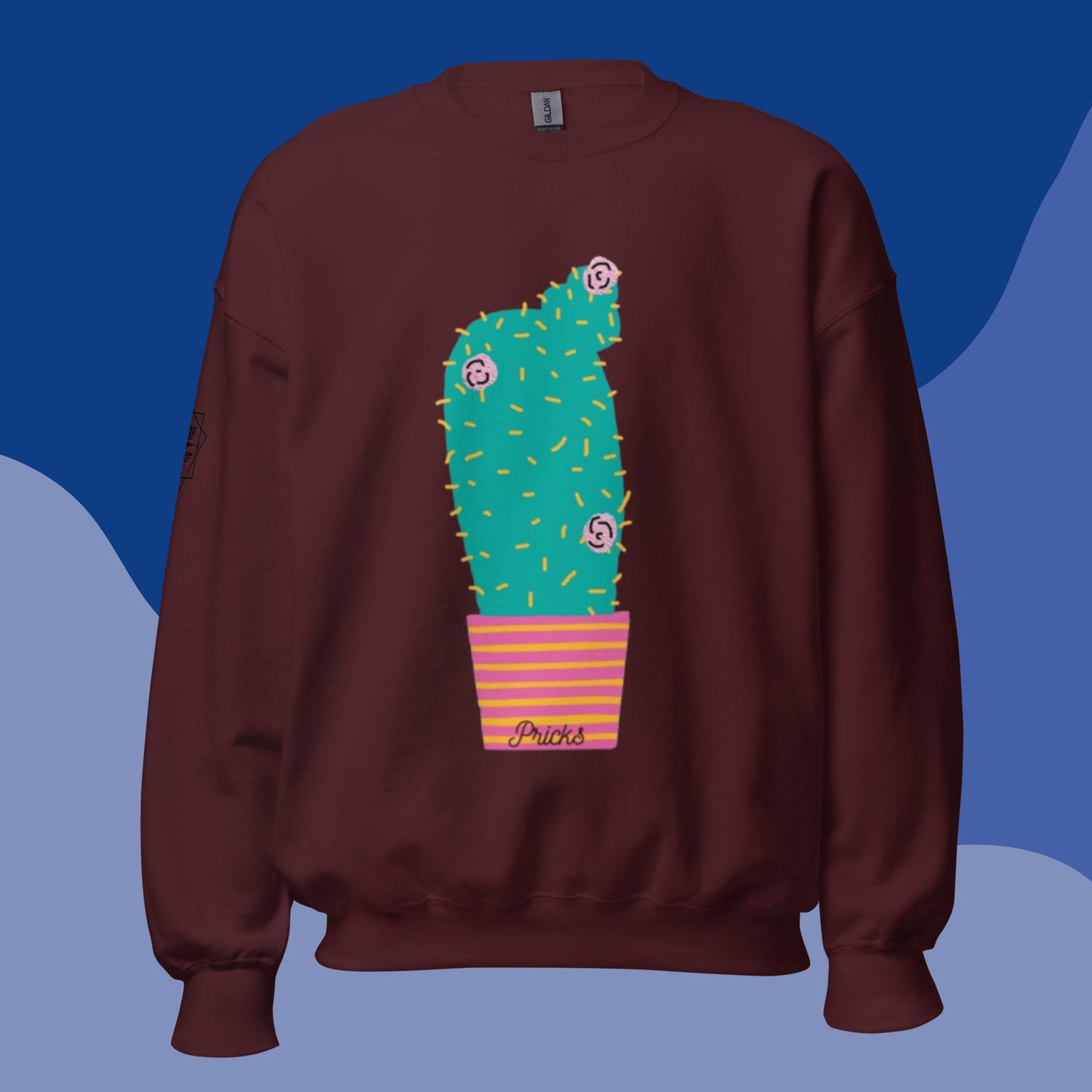 Sharp by Design 'Pricks' No.3 (Front Large) - Unisex Sweatshirt