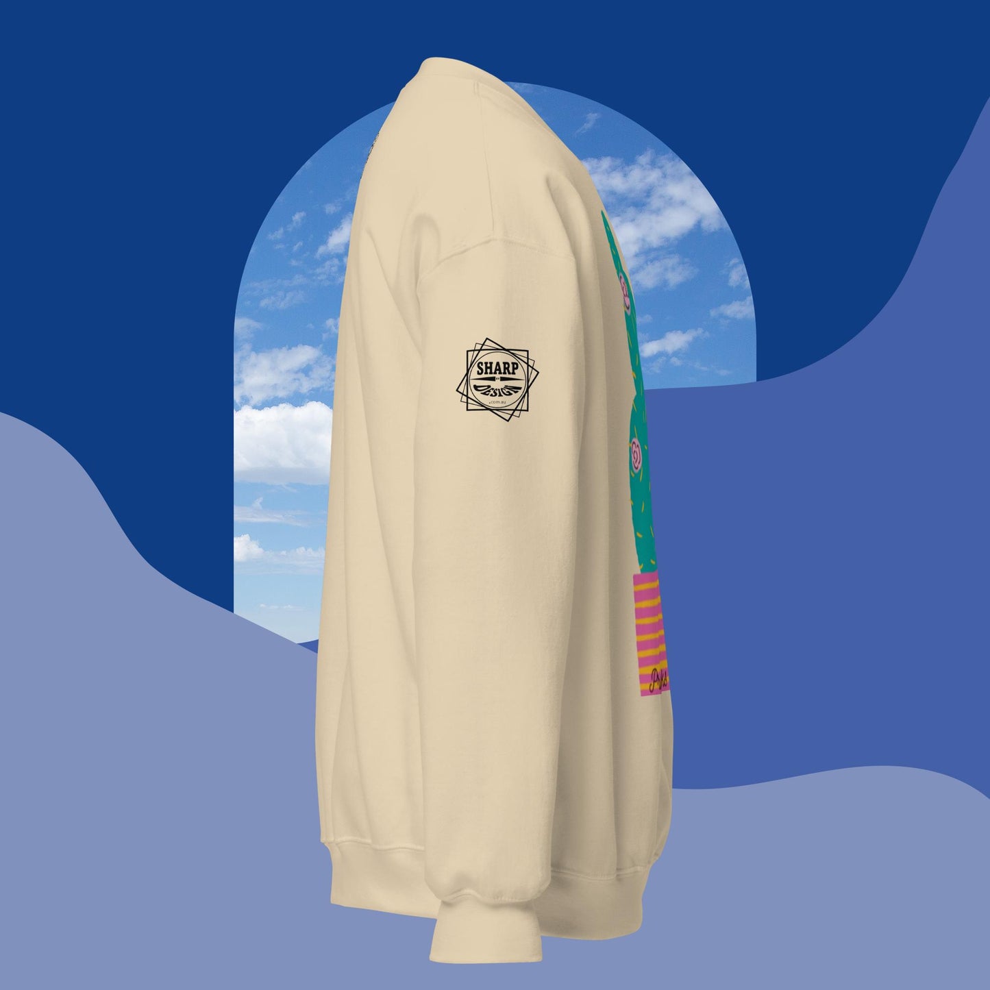 Sharp by Design 'Pricks' No.1 (Front Large) - Unisex Sweatshirt