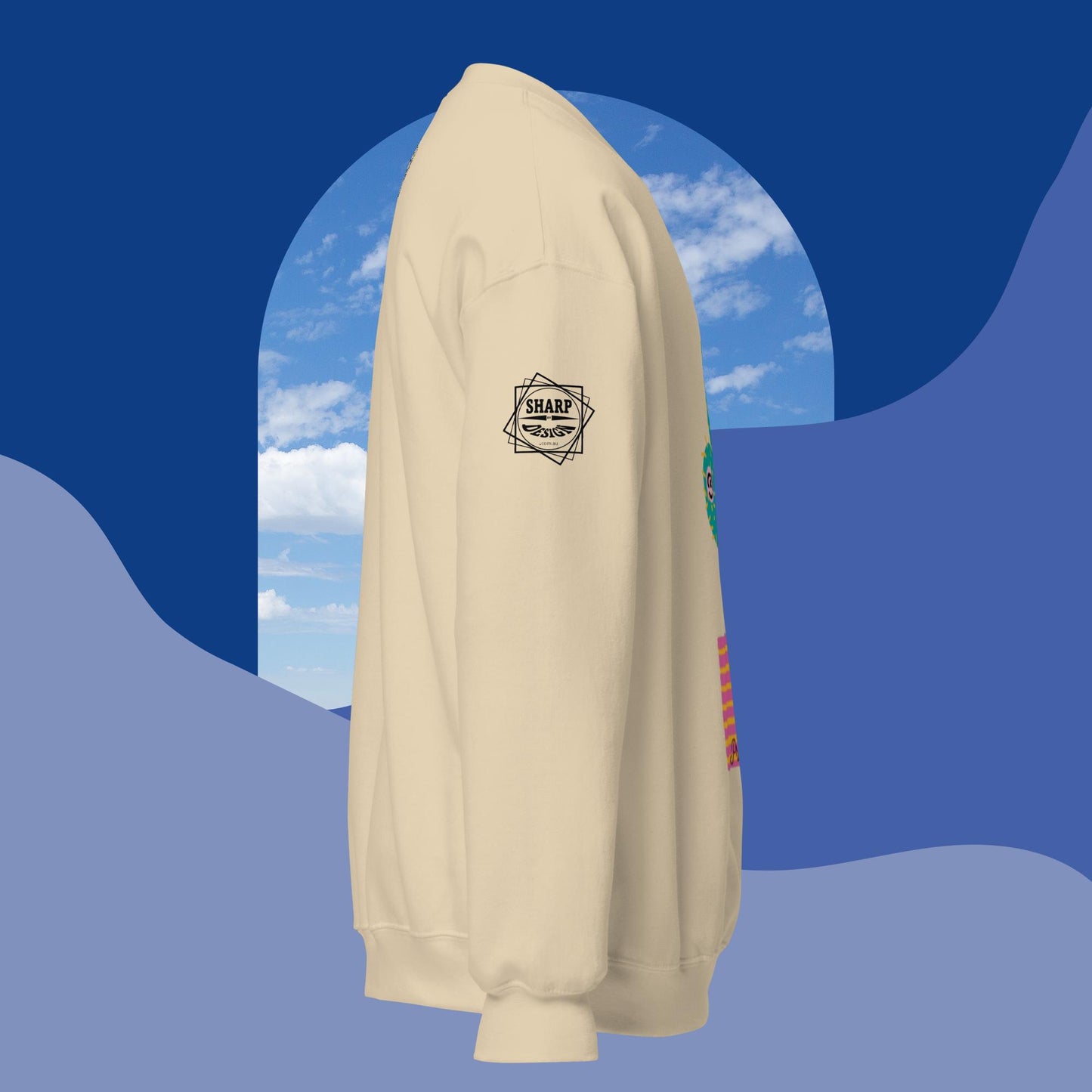 Sharp by Design 'Pricks' No.7 (Front Large) - Unisex Sweatshirt