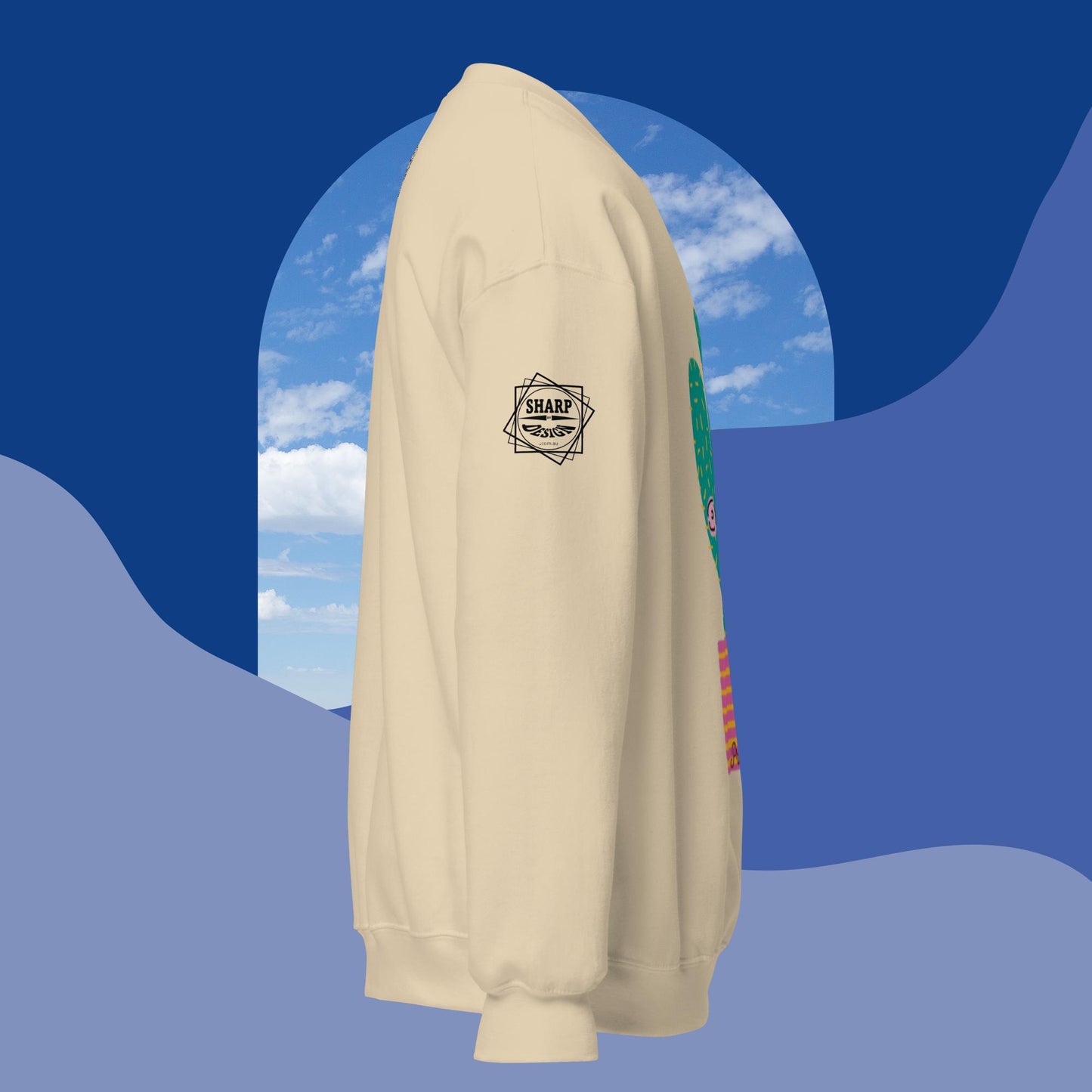 Sharp by Design 'Pricks' No.10 (Front Large) - Unisex Sweatshirt