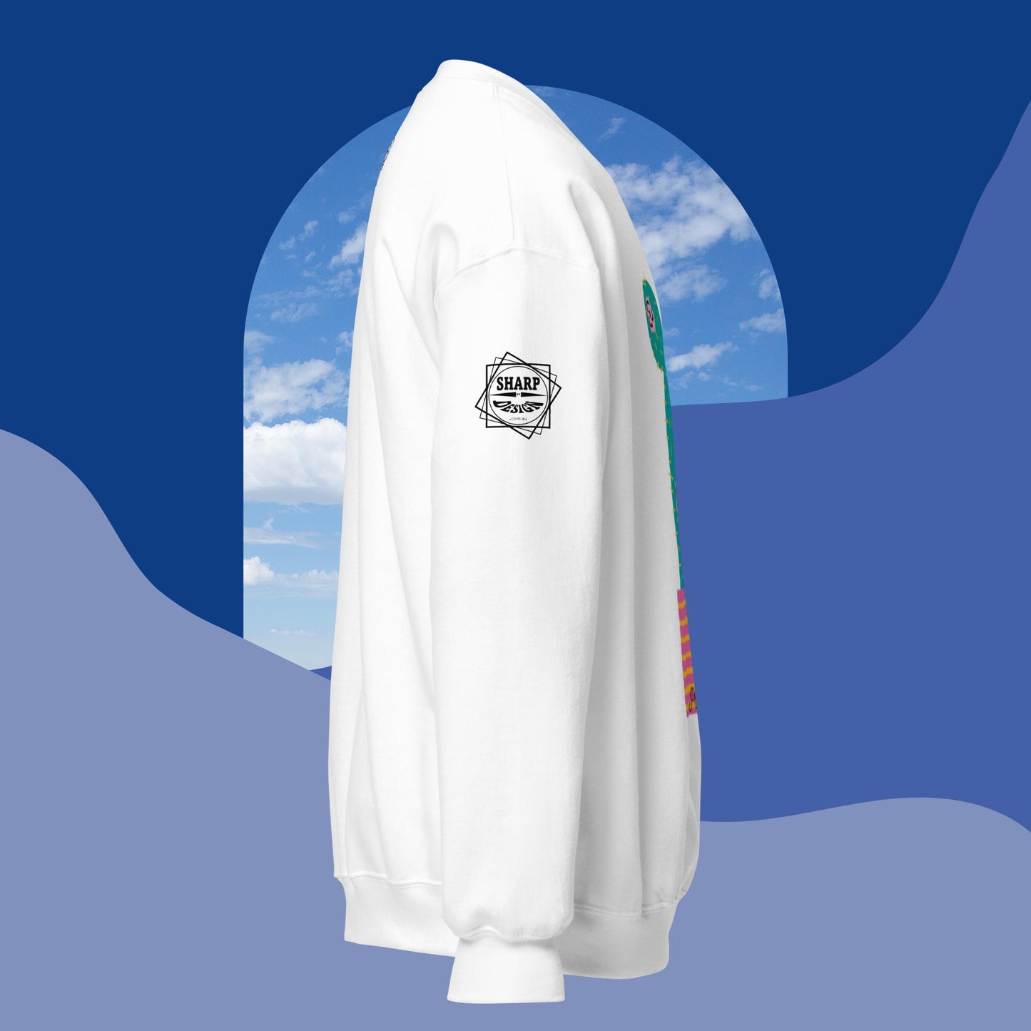 Sharp by Design 'Pricks' No.9 (Front Large) - Unisex Sweatshirt