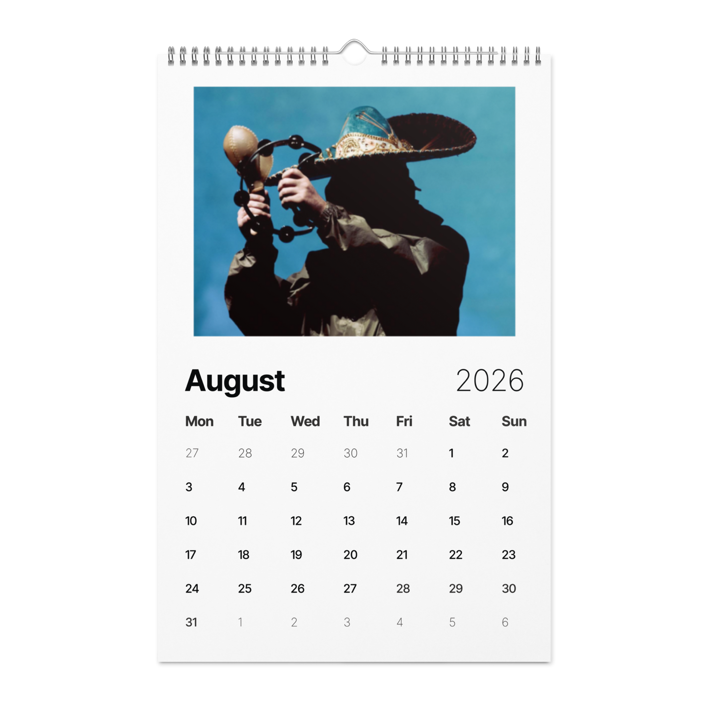 Oasis 2026 Wall Calendar - Live '25 World Tour Photos