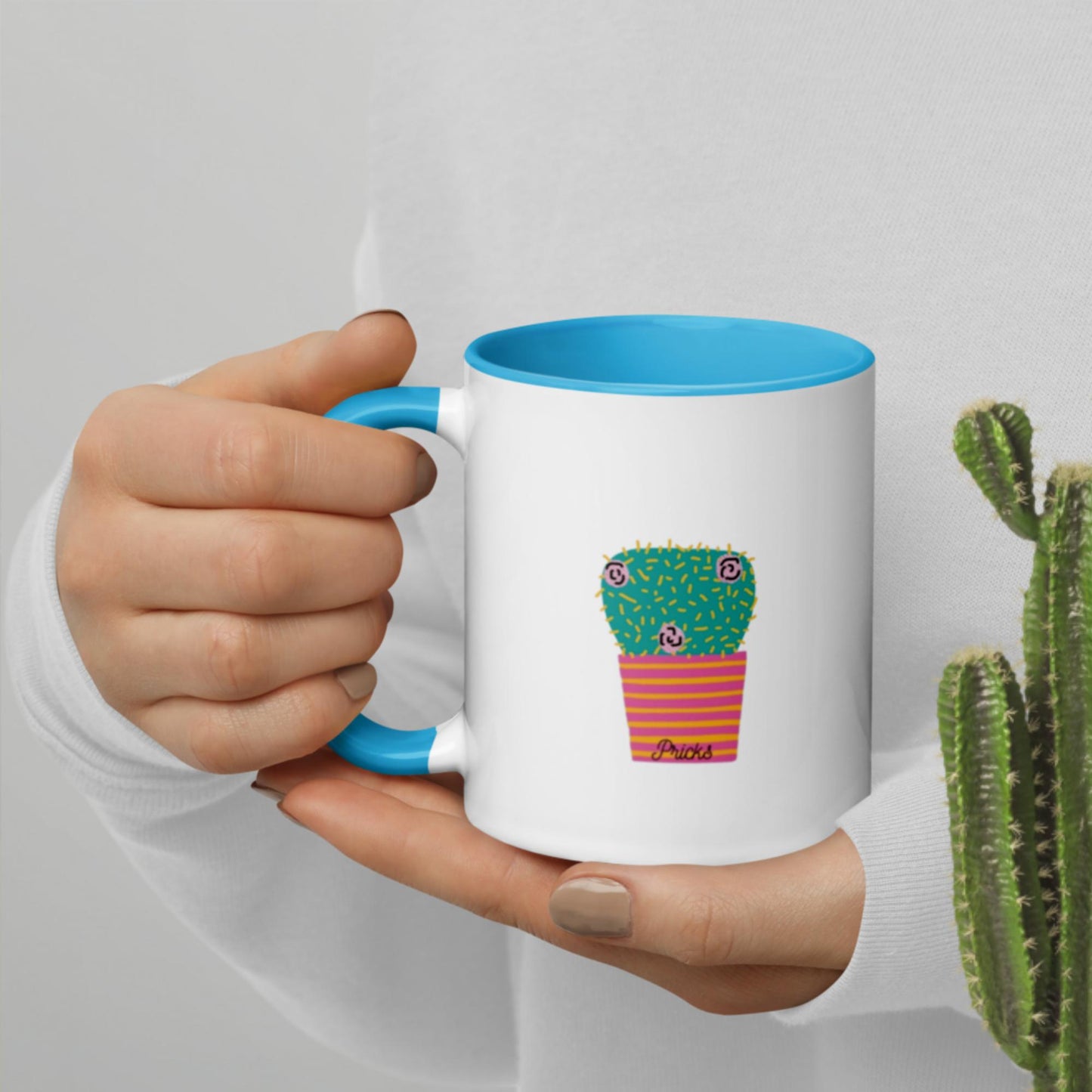 Sharp by Design 'Pricks' No.6 - Mug with Colour Inside
