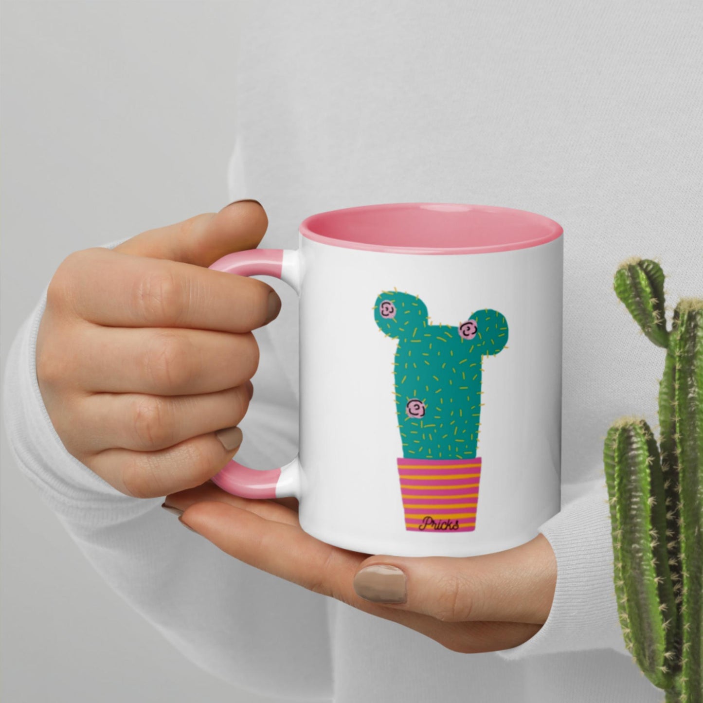 Sharp by Design 'Pricks' No.9 - Mug with Colour Inside