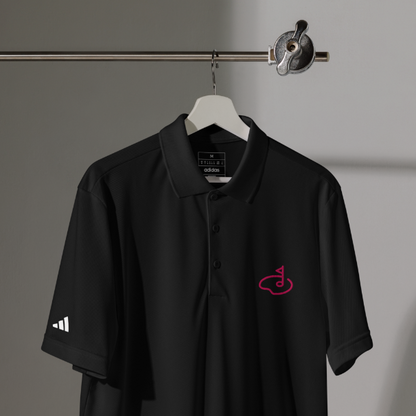 The Fairway Polo | Pink Accent Golf Polo | Adidas Collaboration | Black & Pink