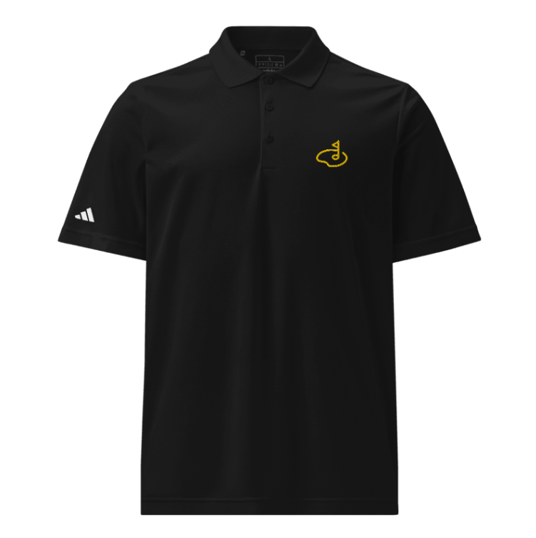 The Fairway Polo | Bold Yellow Golf Polo | Adidas Collaboration | Black & Yellow