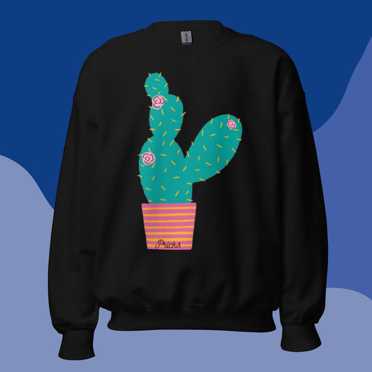 Sharp by Design 'Pricks' No.1 (Front Large) - Unisex Sweatshirt
