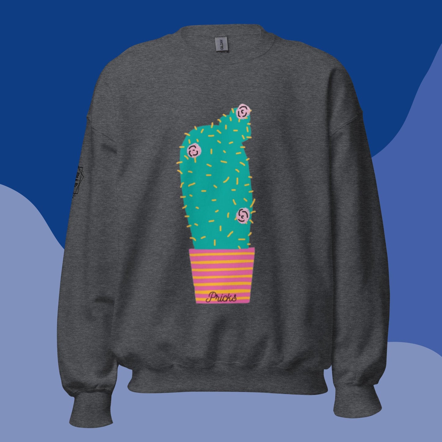 Sharp by Design 'Pricks' No.3 (Front Large) - Unisex Sweatshirt