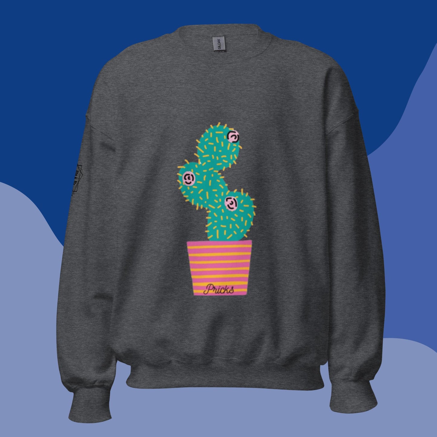 Sharp by Design 'Pricks' No.7 (Front Large) - Unisex Sweatshirt