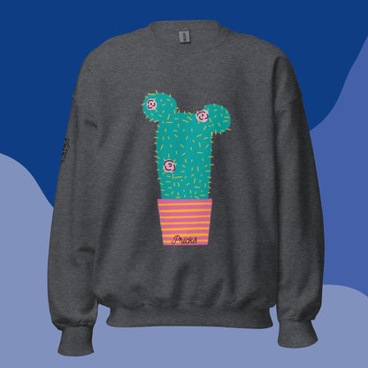 Sharp by Design 'Pricks' No.9 (Front Large) - Unisex Sweatshirt