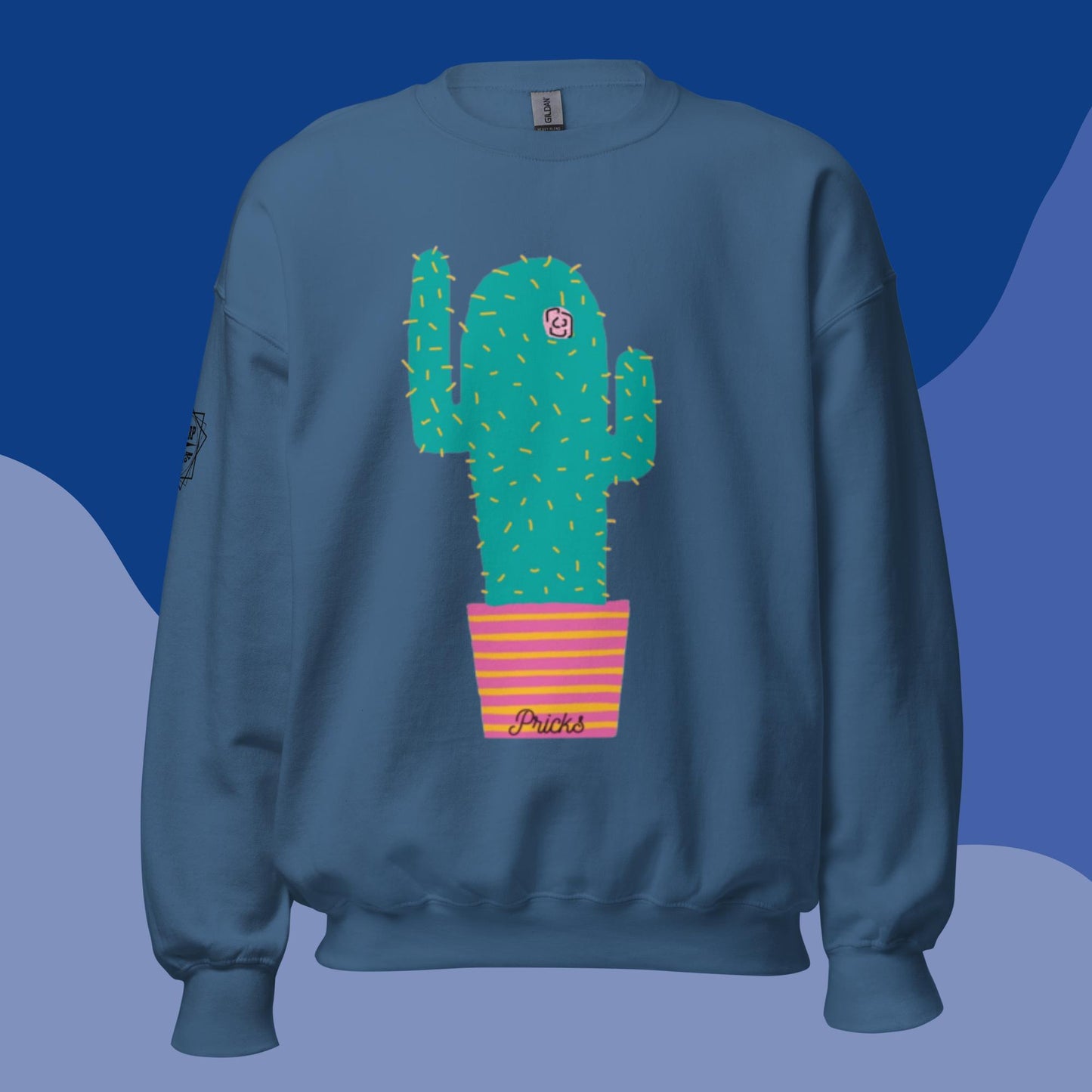 Sharp by Design 'Pricks' No.2 (Front Large) - Unisex Sweatshirt