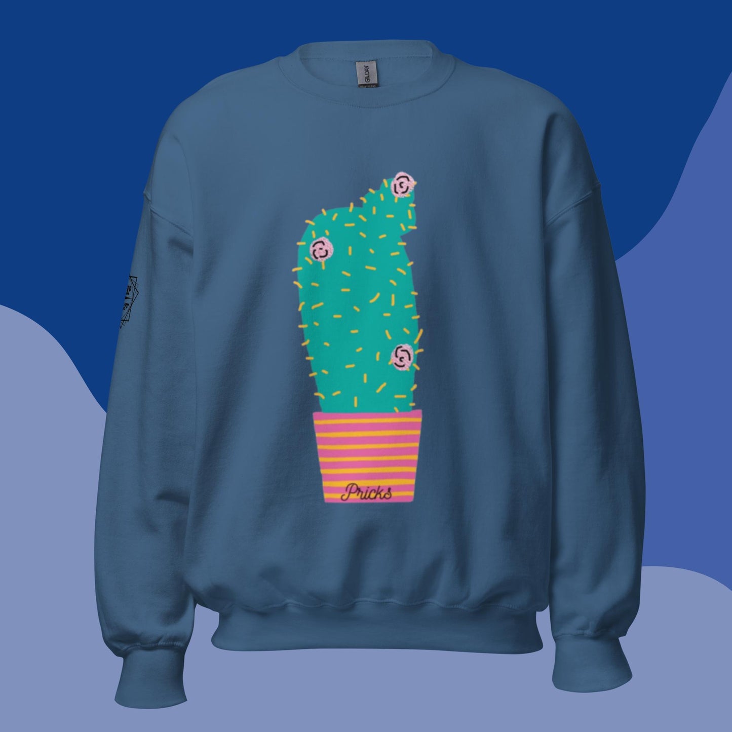 Sharp by Design 'Pricks' No.3 (Front Large) - Unisex Sweatshirt