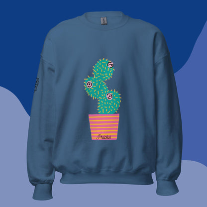 Sharp by Design 'Pricks' No.7 (Front Large) - Unisex Sweatshirt
