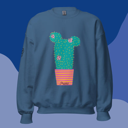 Sharp by Design 'Pricks' No.9 (Front Large) - Unisex Sweatshirt