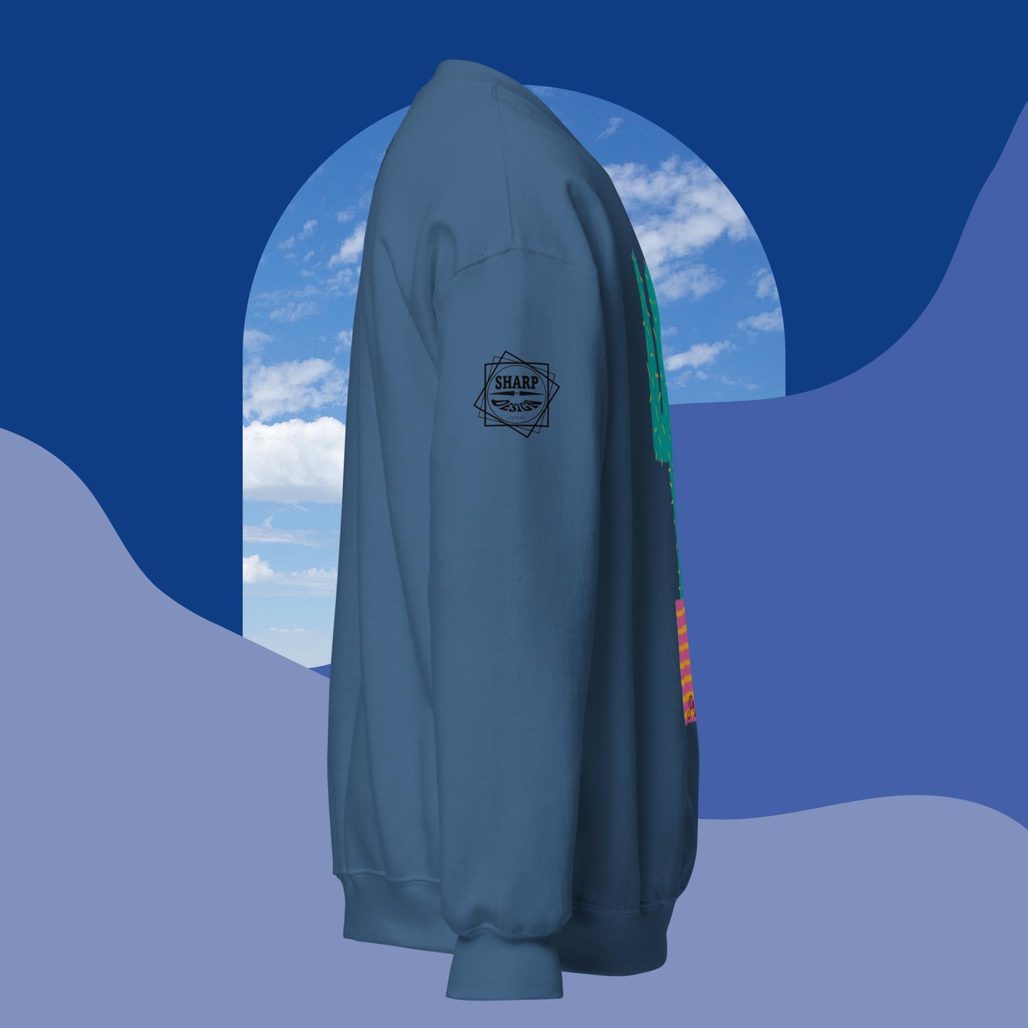 Sharp by Design 'Pricks' No.2 (Front Large) - Unisex Sweatshirt