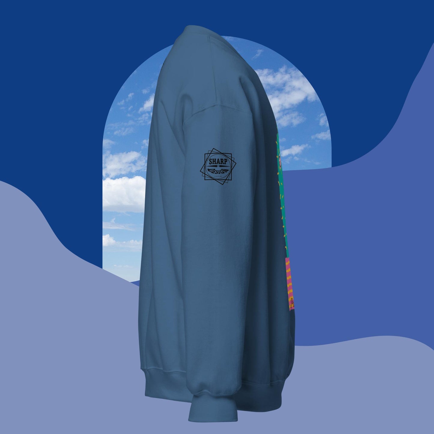 Sharp by Design 'Pricks' No.3 (Front Large) - Unisex Sweatshirt