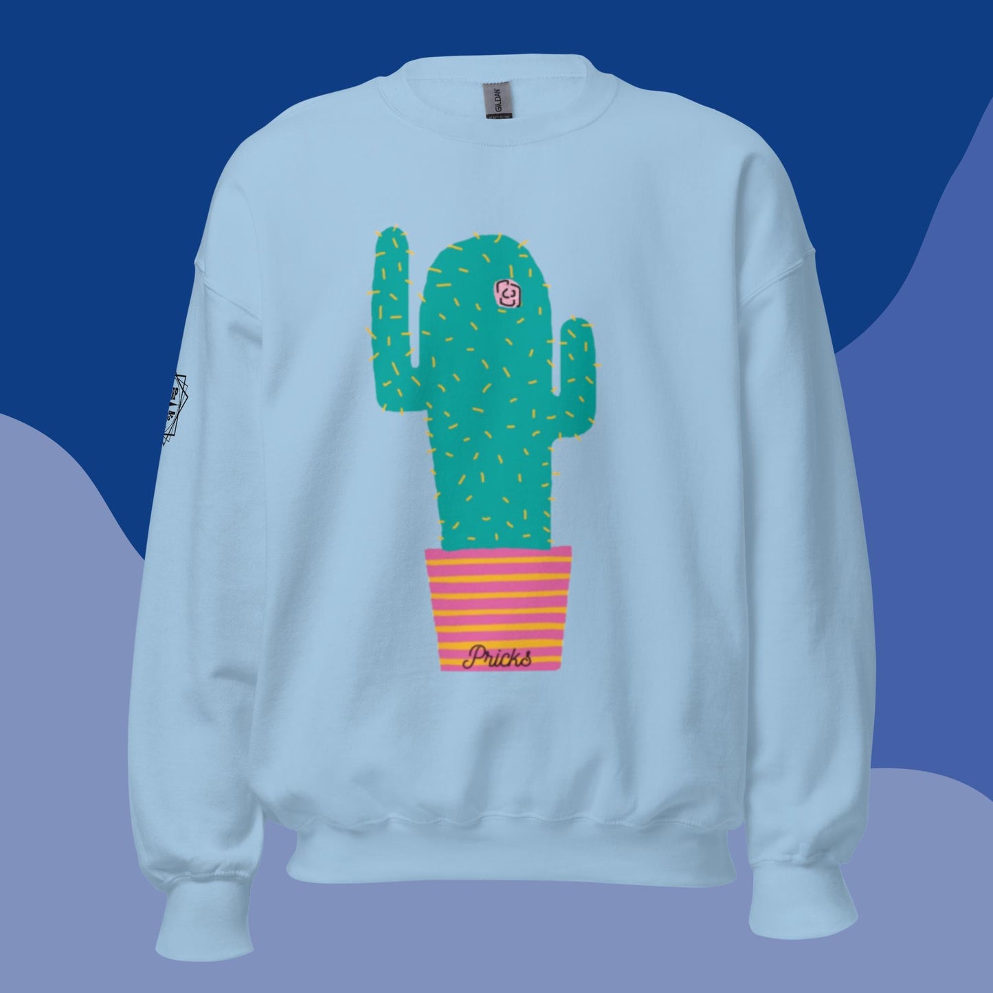 Sharp by Design 'Pricks' No.2 (Front Large) - Unisex Sweatshirt