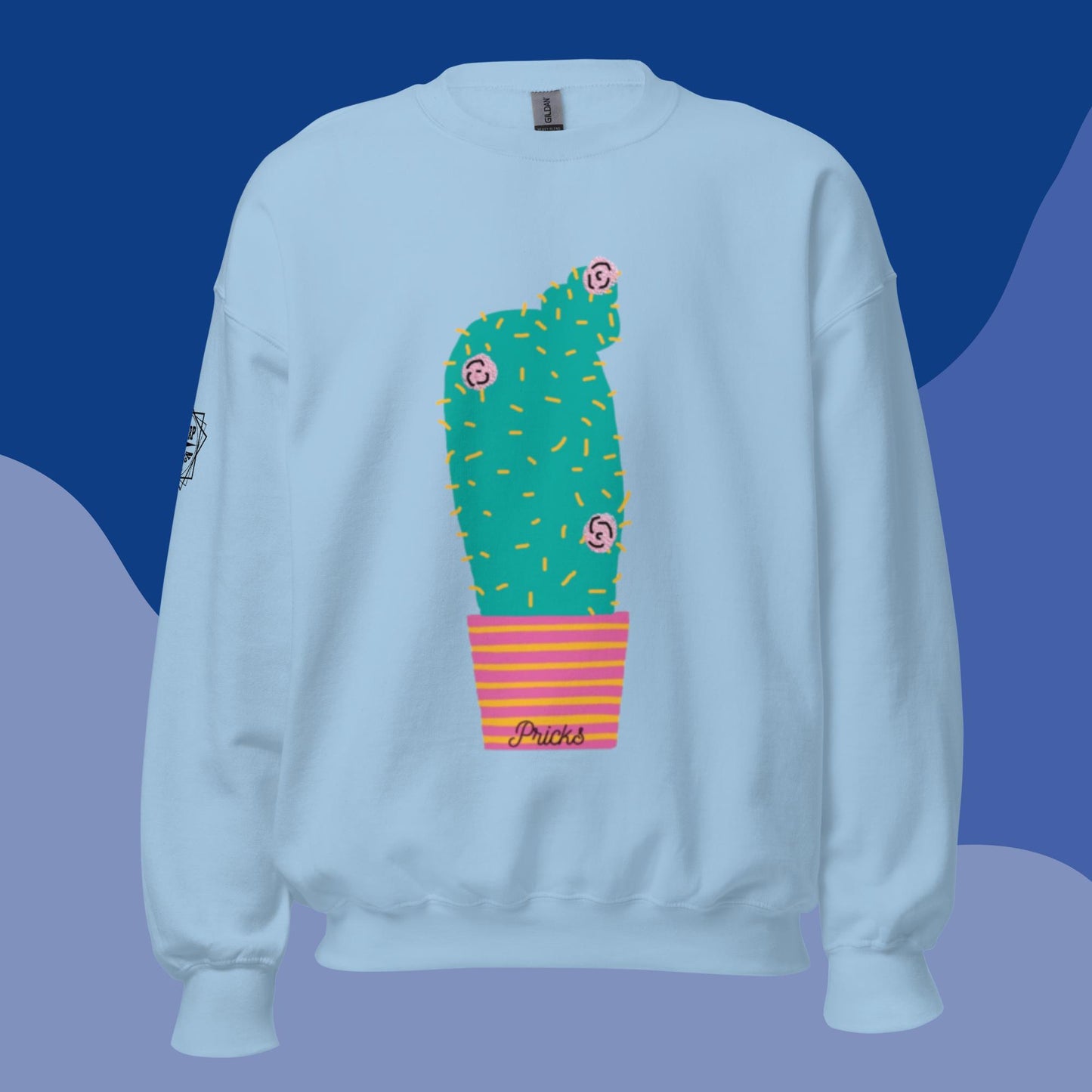 Sharp by Design 'Pricks' No.3 (Front Large) - Unisex Sweatshirt