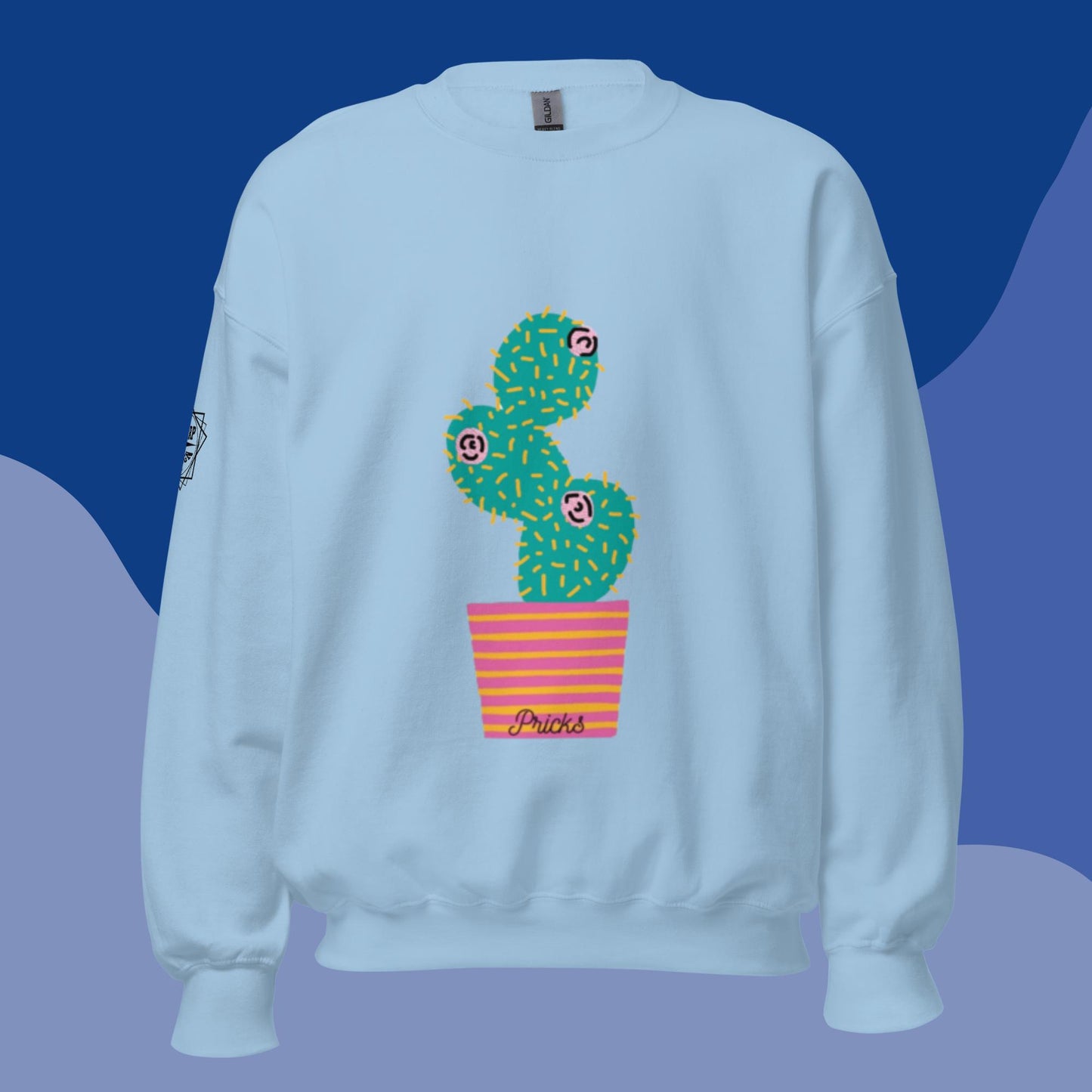 Sharp by Design 'Pricks' No.7 (Front Large) - Unisex Sweatshirt