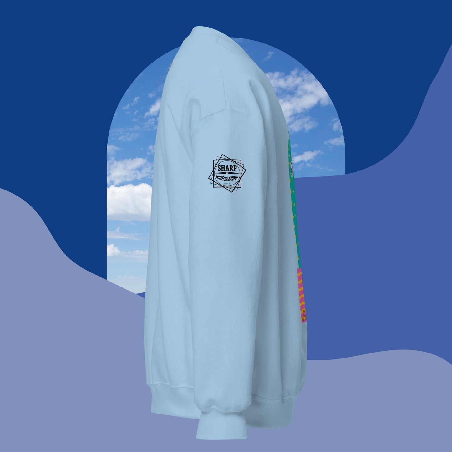 Sharp by Design 'Pricks' No.3 (Front Large) - Unisex Sweatshirt