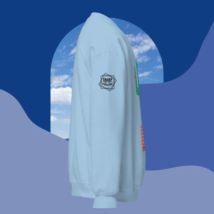 Sharp by Design 'Pricks' No.8 (Front Large) - Unisex Sweatshirt