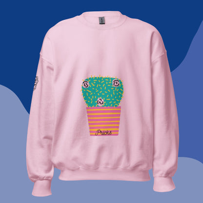 Sharp by Design 'Pricks' No.6 (Front Large) - Unisex Sweatshirt