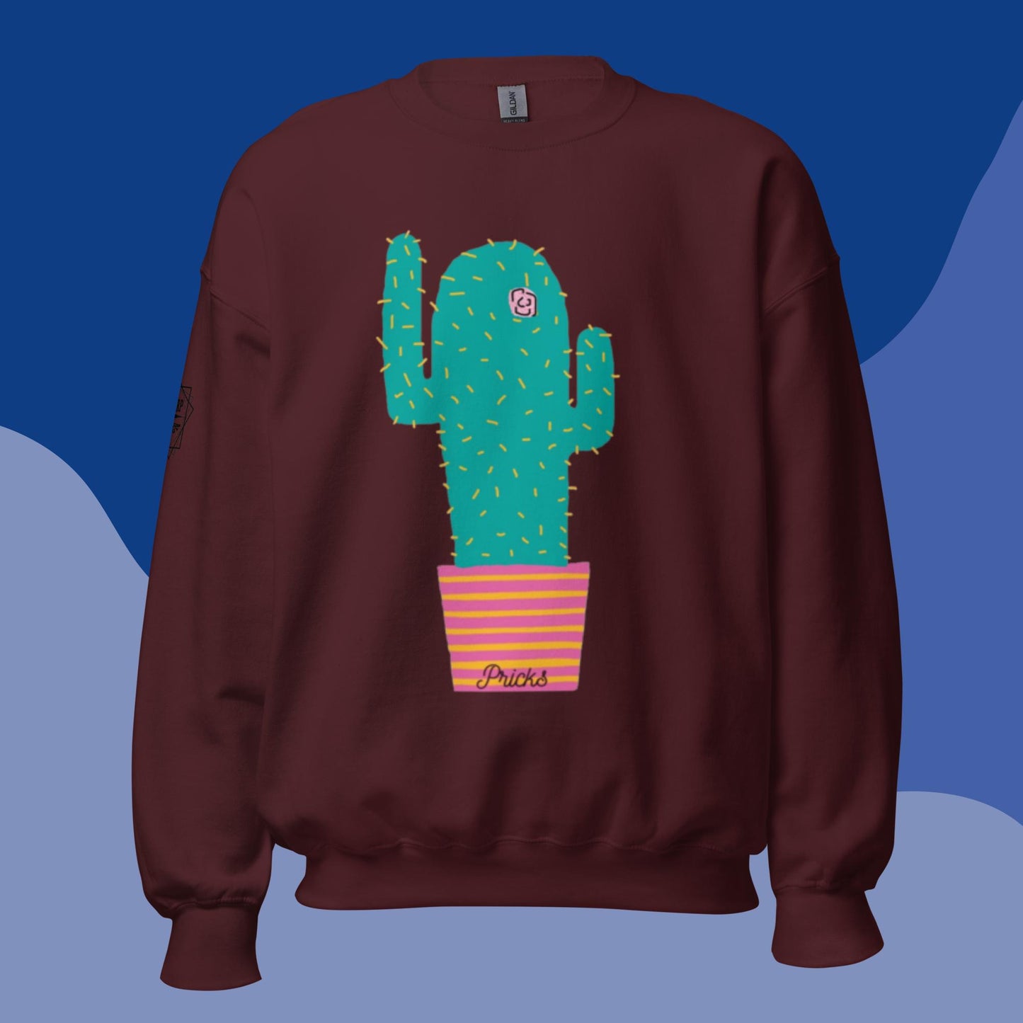 Sharp by Design 'Pricks' No.2 (Front Large) - Unisex Sweatshirt