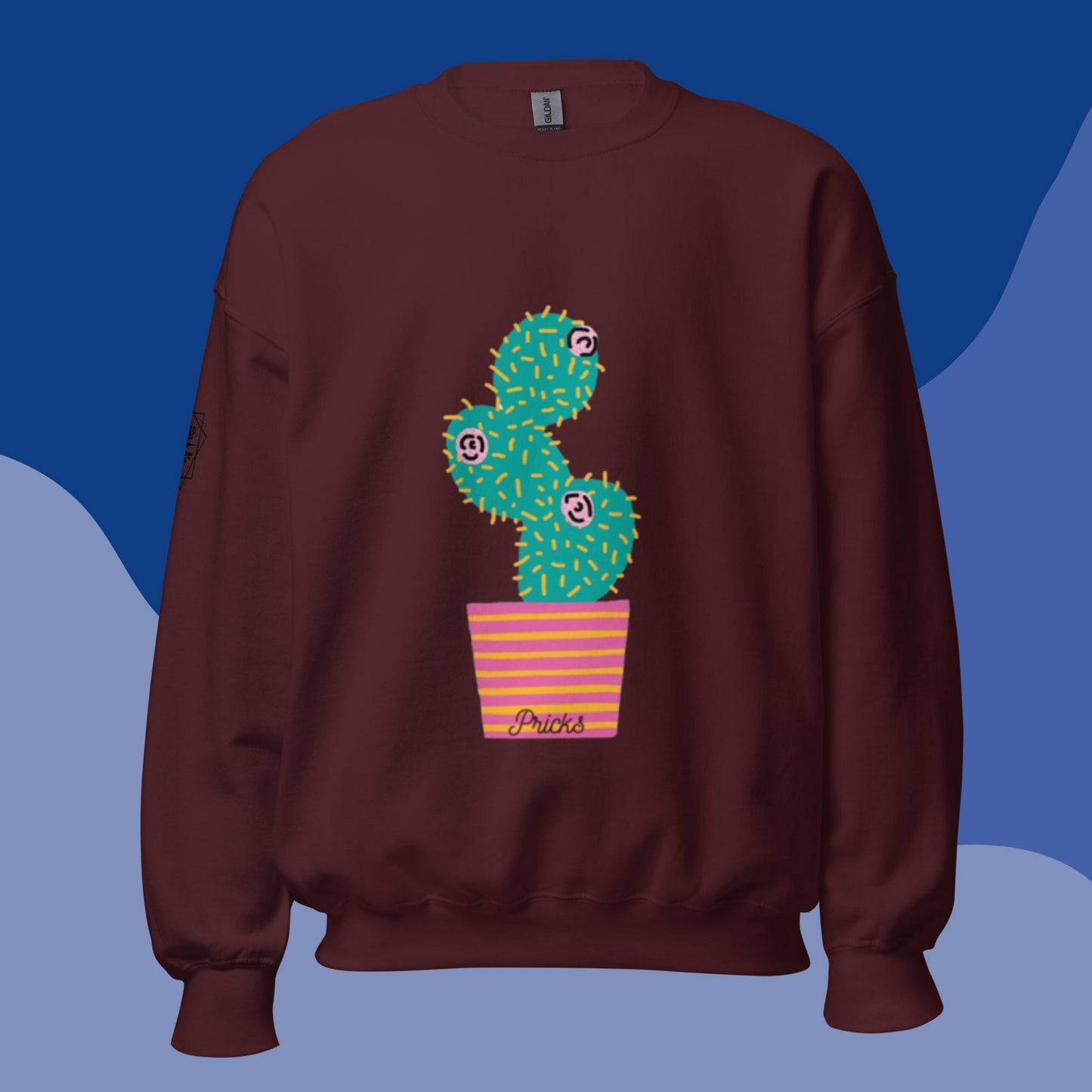 Sharp by Design 'Pricks' No.7 (Front Large) - Unisex Sweatshirt
