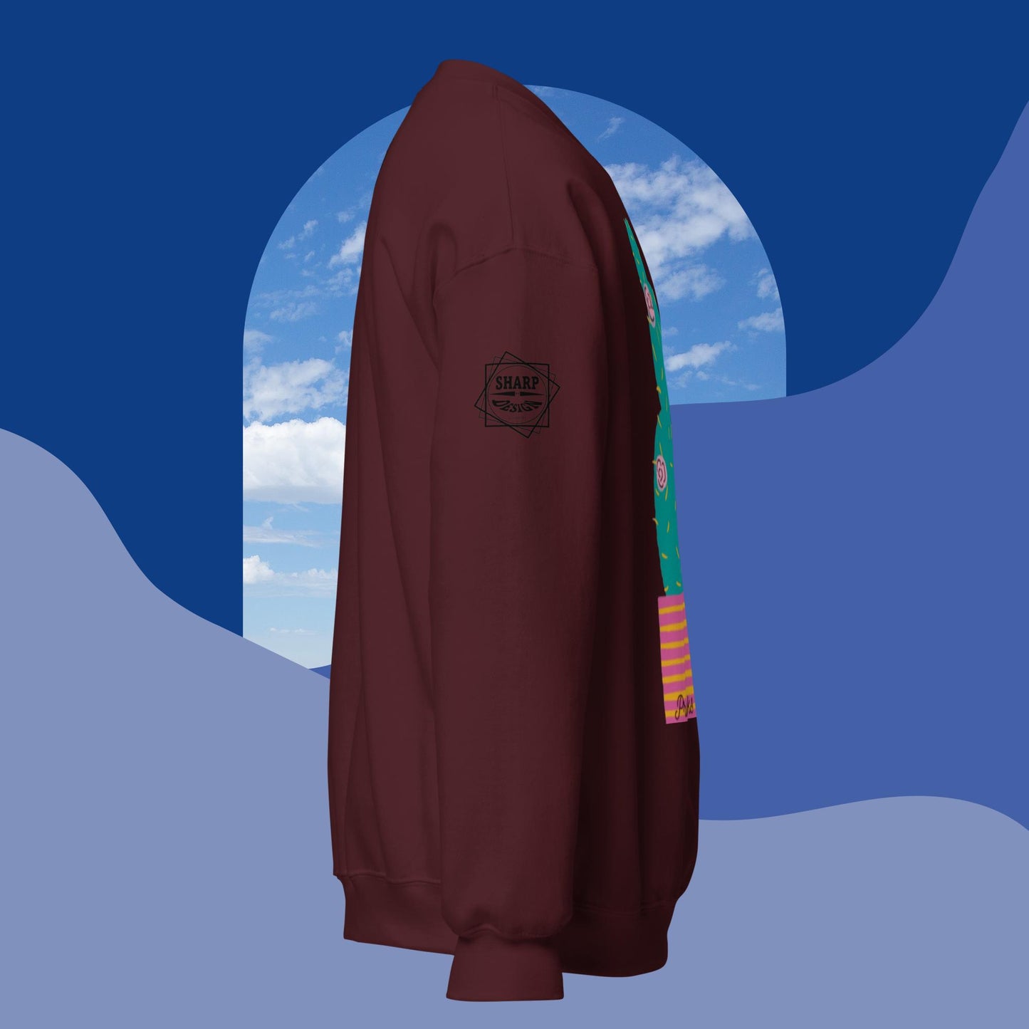 Sharp by Design 'Pricks' No.1 (Front Large) - Unisex Sweatshirt