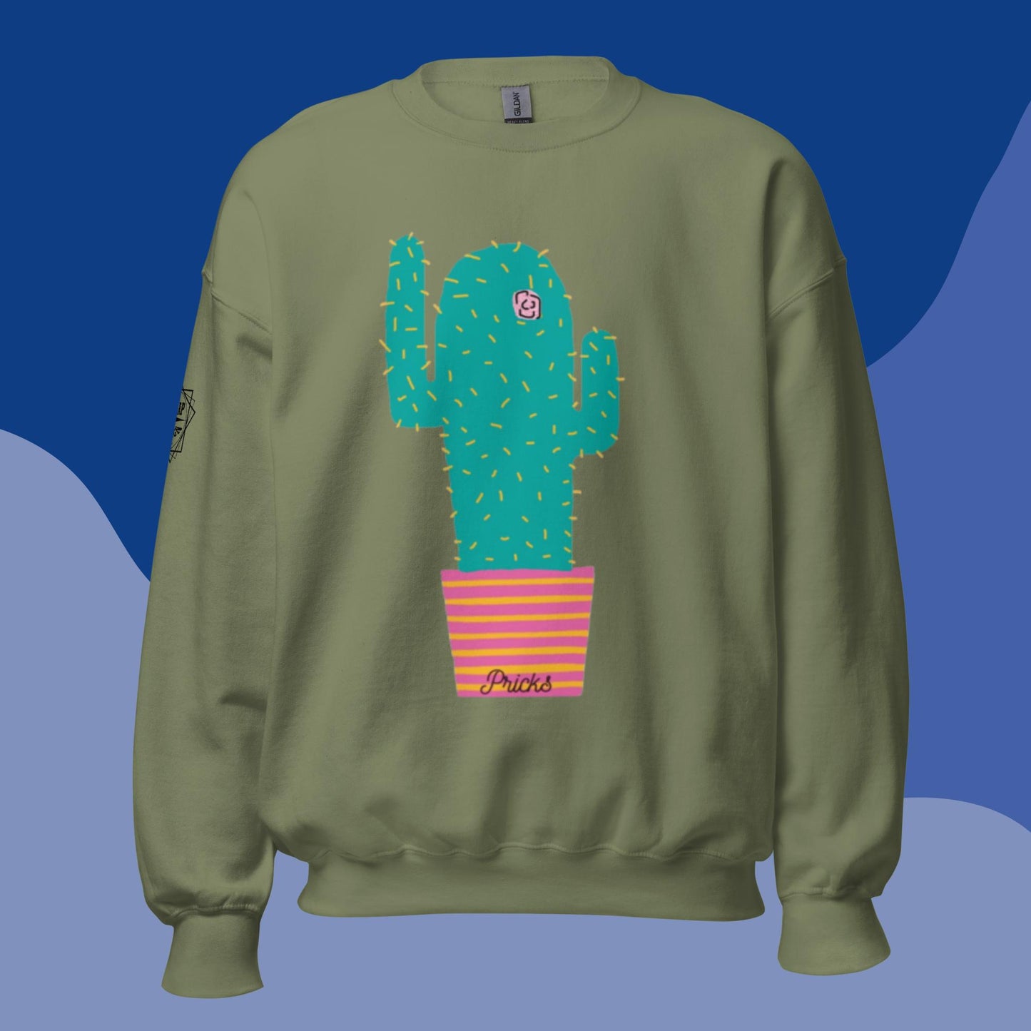 Sharp by Design 'Pricks' No.2 (Front Large) - Unisex Sweatshirt