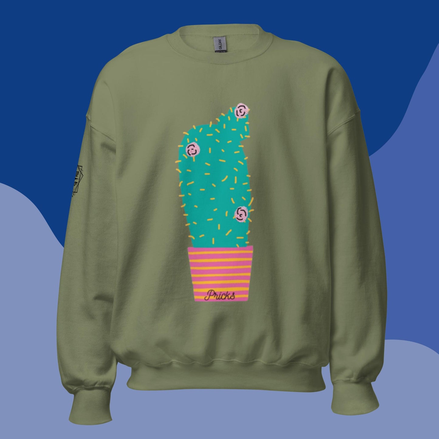Sharp by Design 'Pricks' No.3 (Front Large) - Unisex Sweatshirt