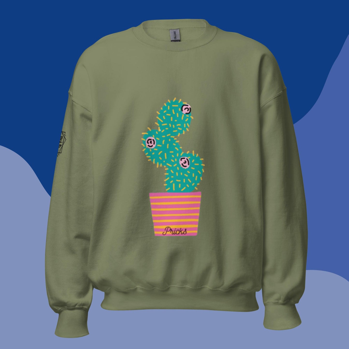 Sharp by Design 'Pricks' No.7 (Front Large) - Unisex Sweatshirt