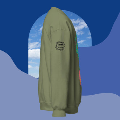 Sharp by Design 'Pricks' No.8 (Front Large) - Unisex Sweatshirt