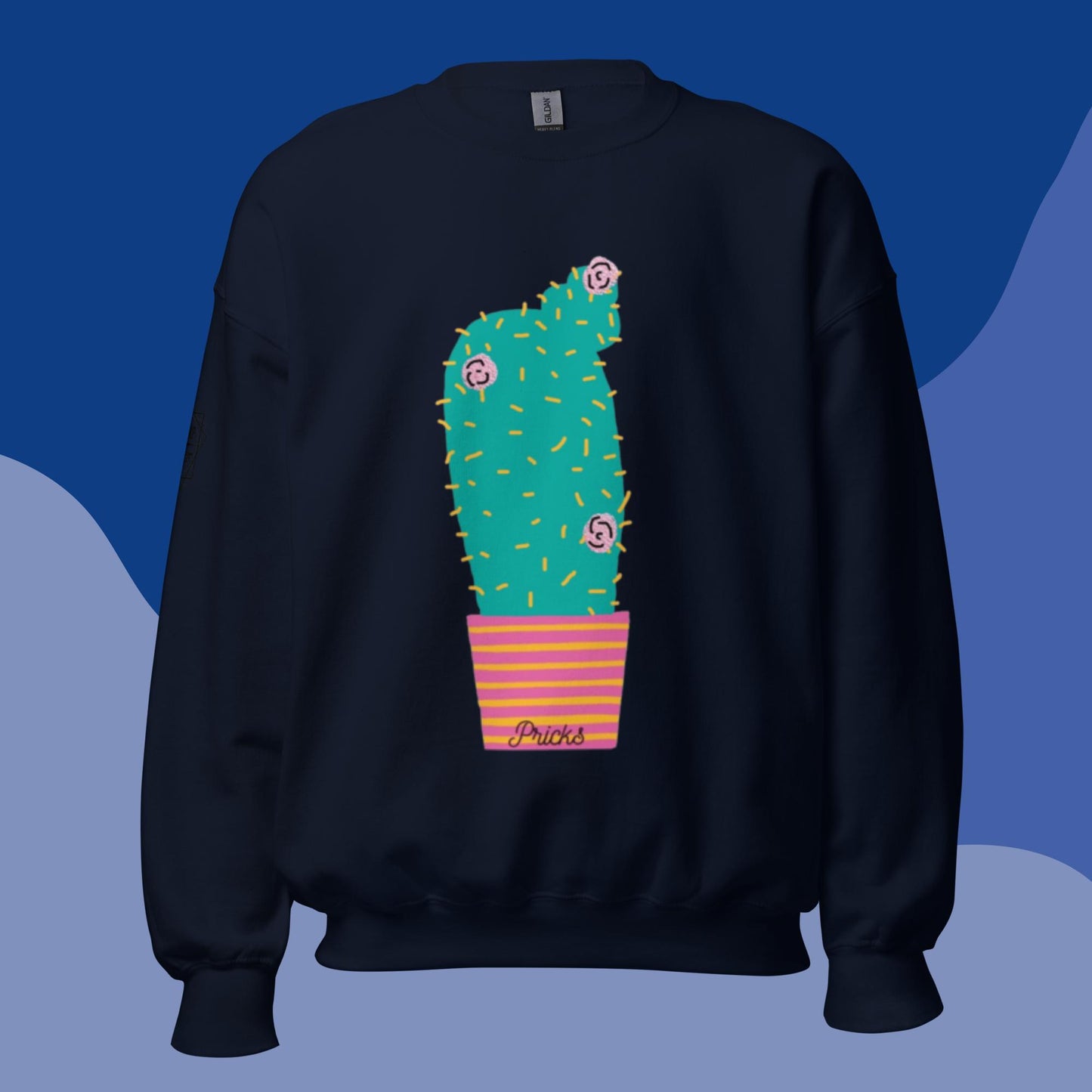 Sharp by Design 'Pricks' No.3 (Front Large) - Unisex Sweatshirt