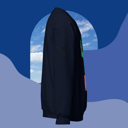 Sharp by Design 'Pricks' No.8 (Front Large) - Unisex Sweatshirt