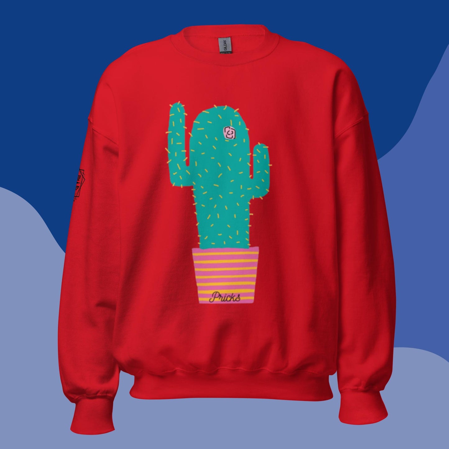 Sharp by Design 'Pricks' No.2 (Front Large) - Unisex Sweatshirt