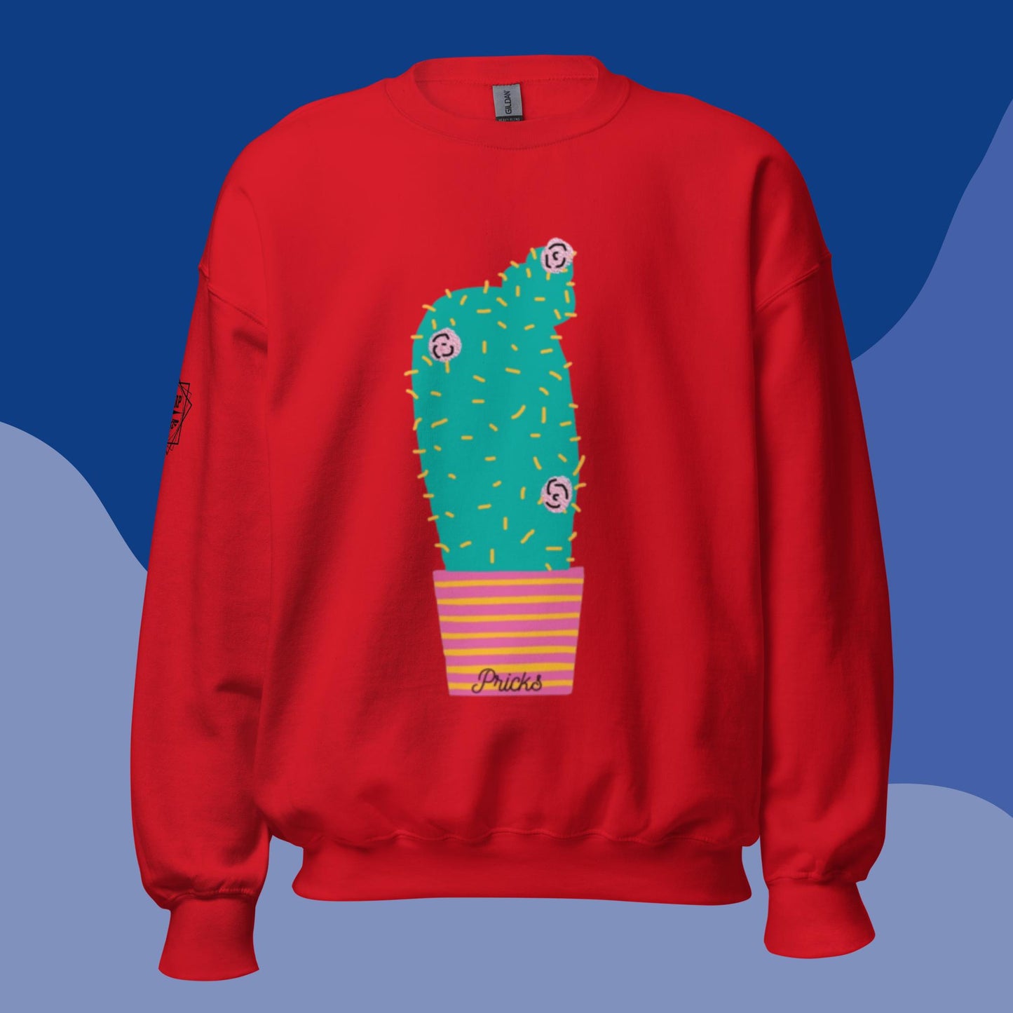 Sharp by Design 'Pricks' No.3 (Front Large) - Unisex Sweatshirt