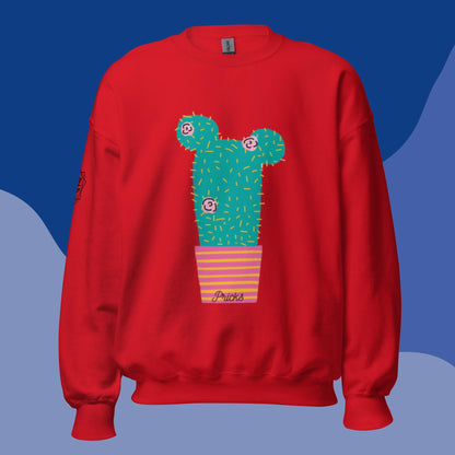 Sharp by Design 'Pricks' No.9 (Front Large) - Unisex Sweatshirt