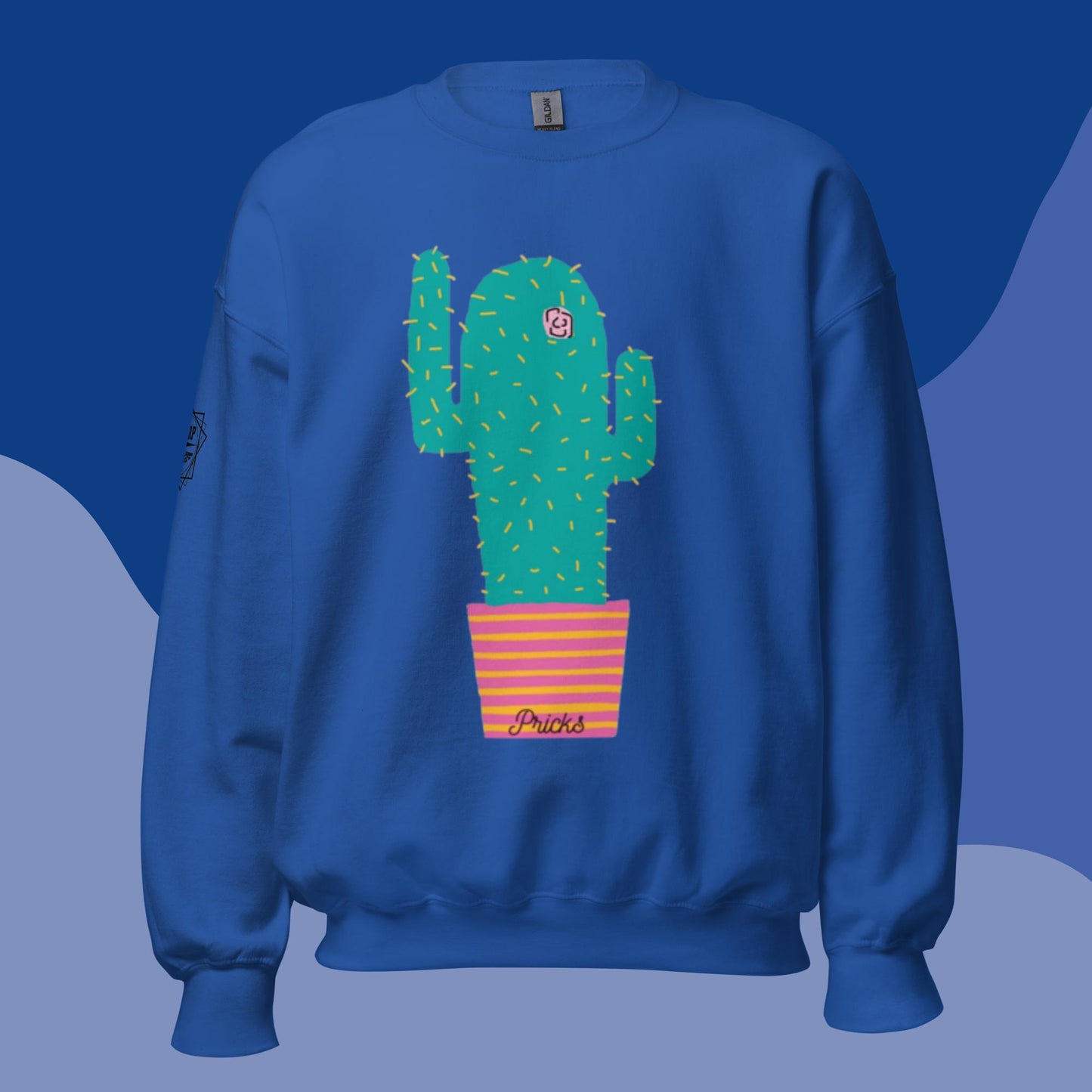 Sharp by Design 'Pricks' No.2 (Front Large) - Unisex Sweatshirt
