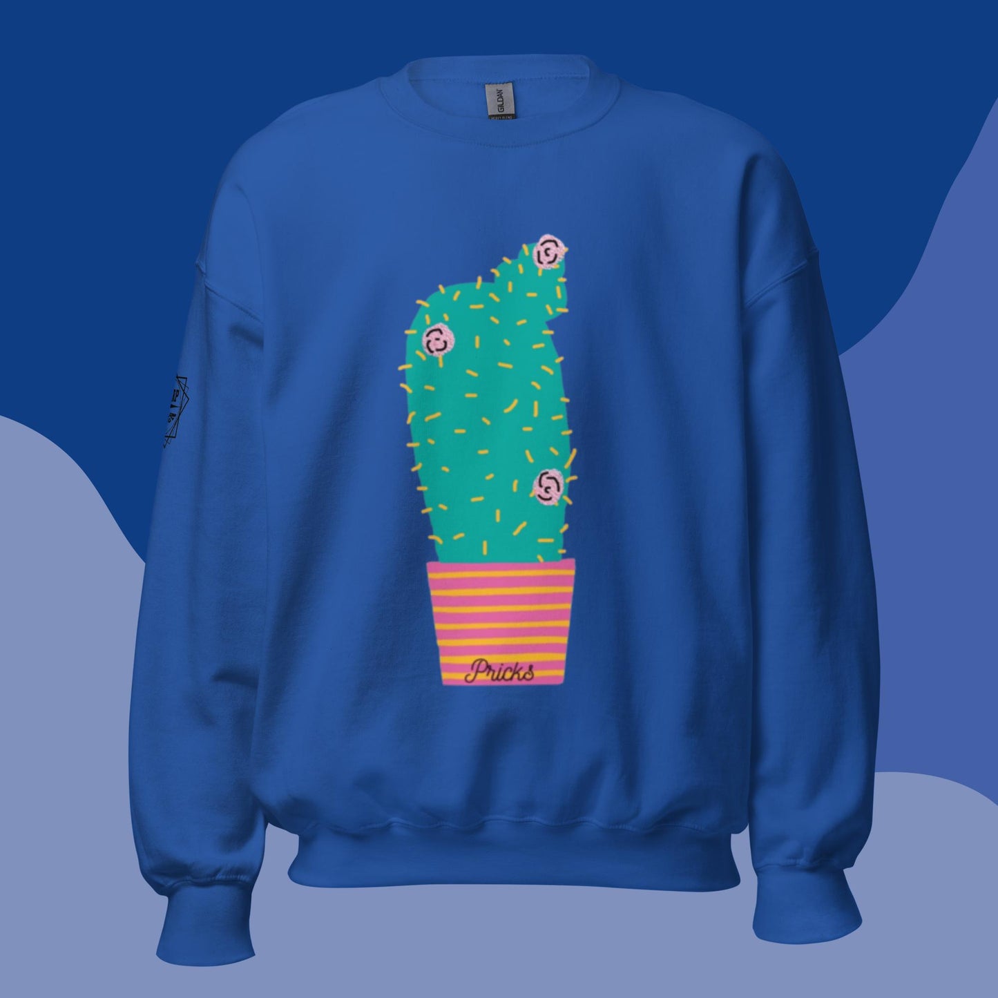 Sharp by Design 'Pricks' No.3 (Front Large) - Unisex Sweatshirt