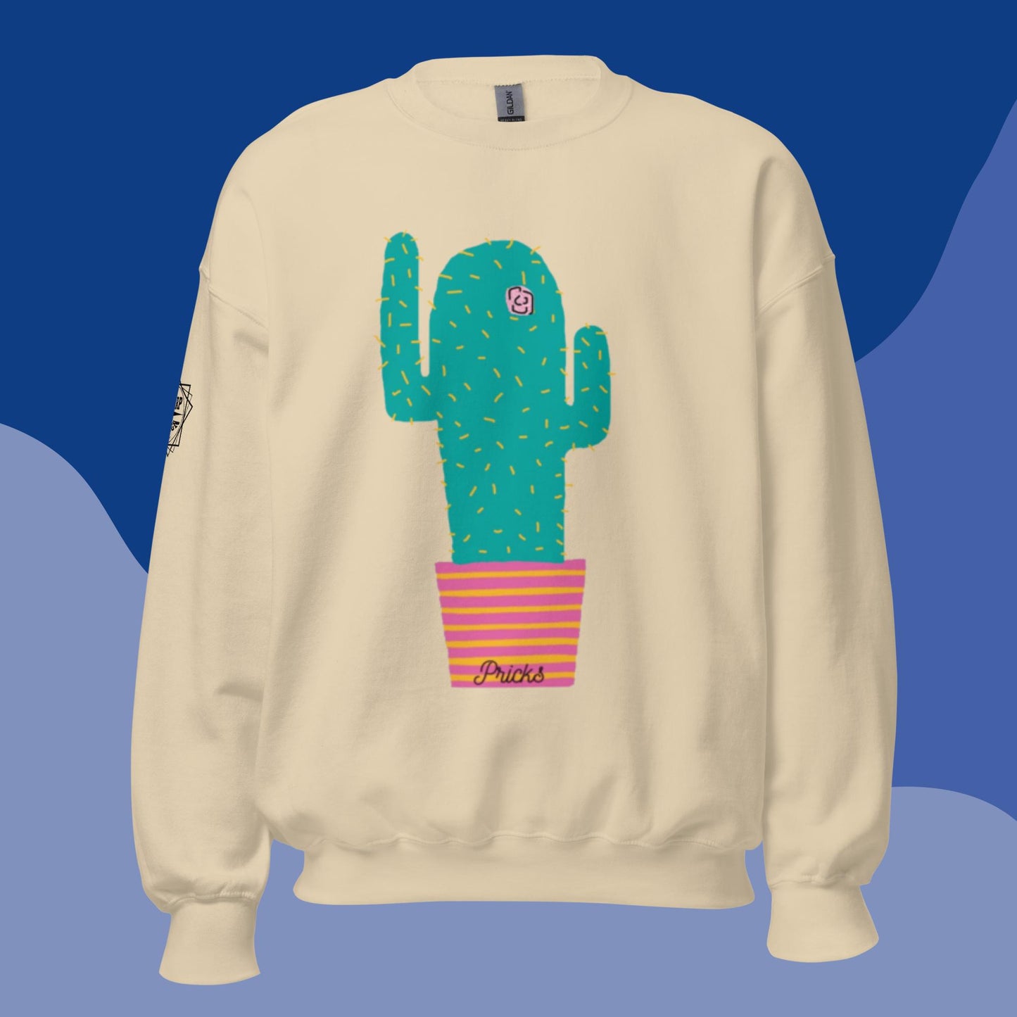 Sharp by Design 'Pricks' No.2 (Front Large) - Unisex Sweatshirt