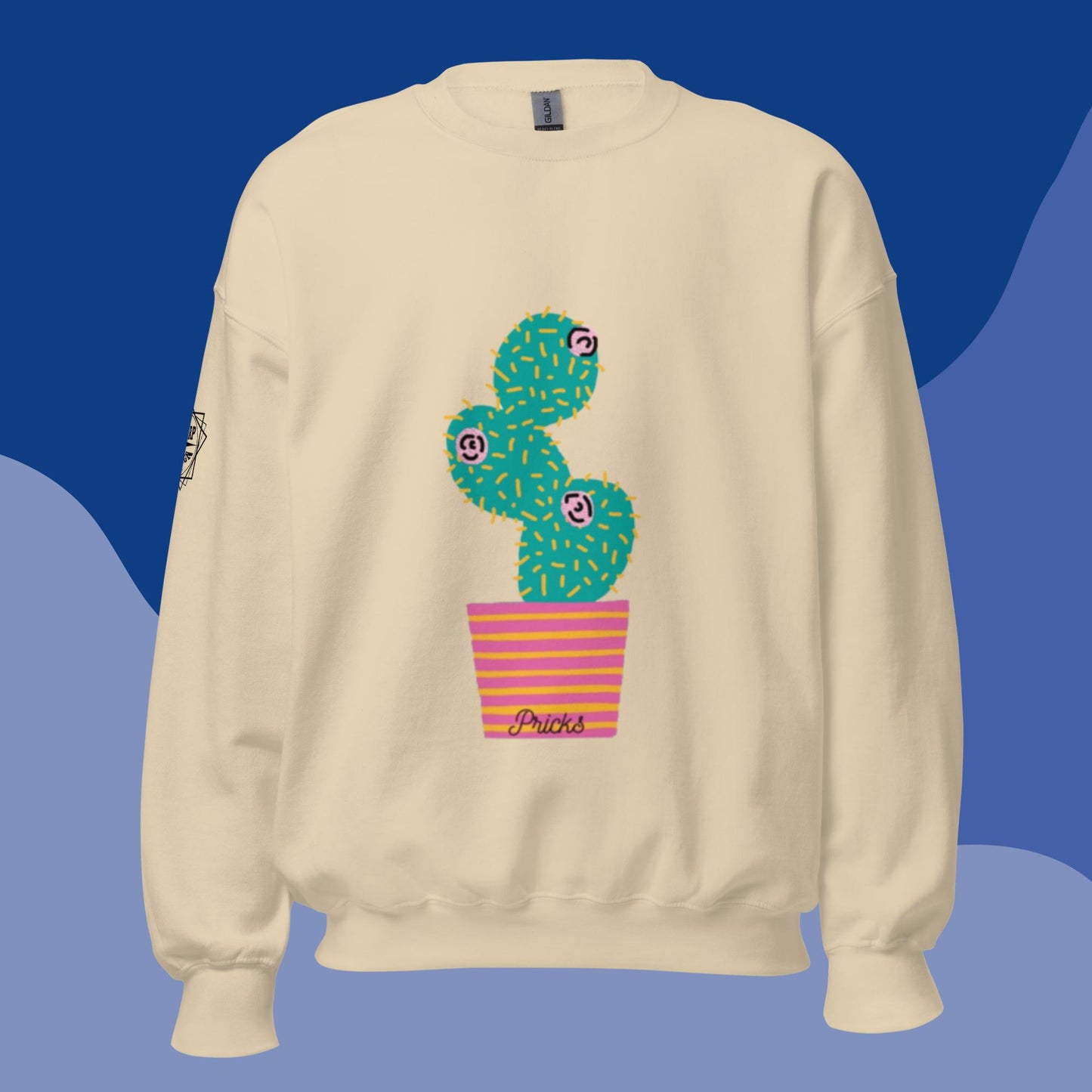 Sharp by Design 'Pricks' No.7 (Front Large) - Unisex Sweatshirt