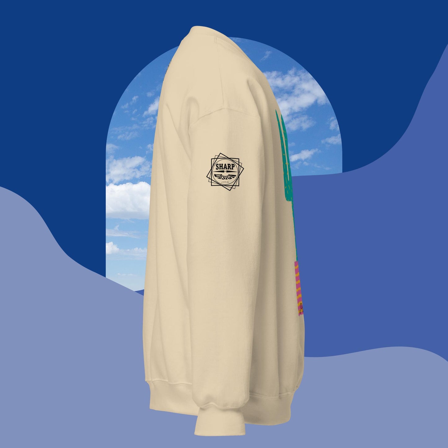 Sharp by Design 'Pricks' No.2 (Front Large) - Unisex Sweatshirt