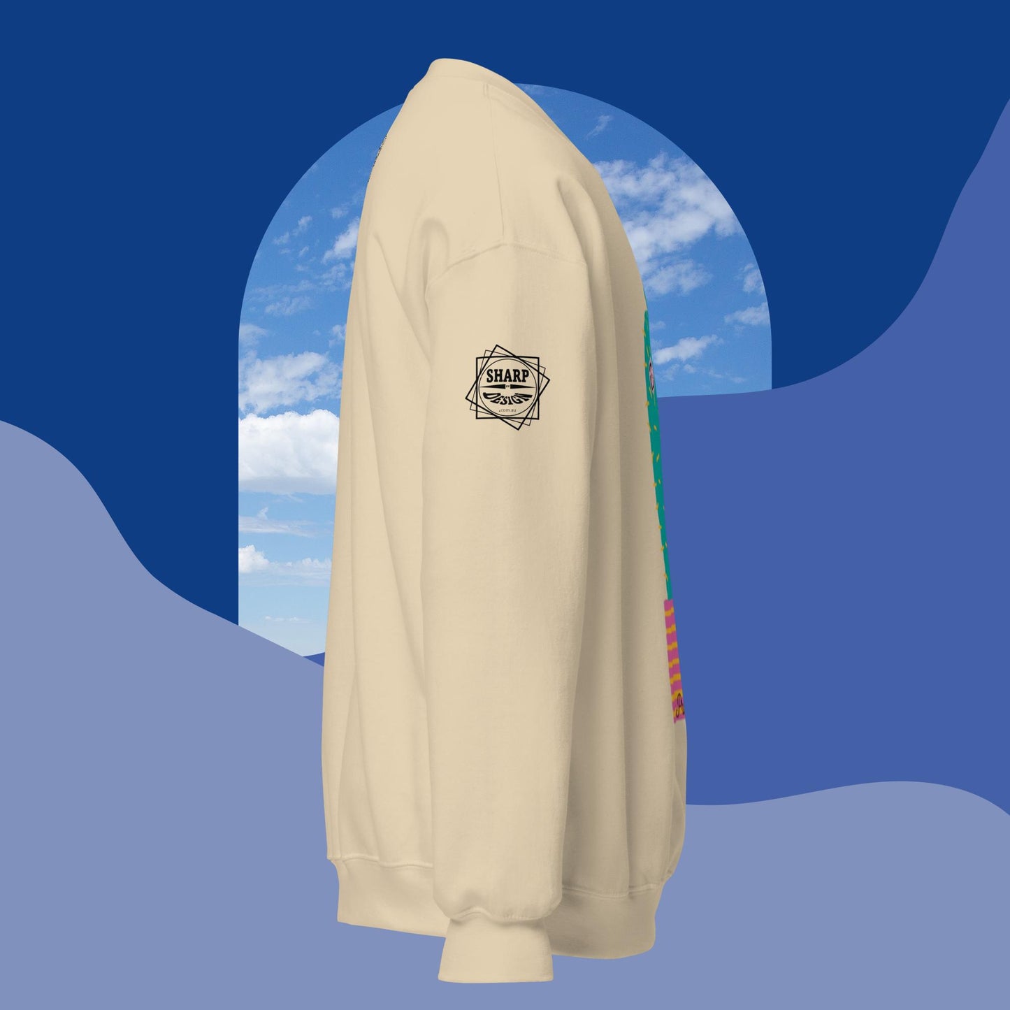 Sharp by Design 'Pricks' No.3 (Front Large) - Unisex Sweatshirt