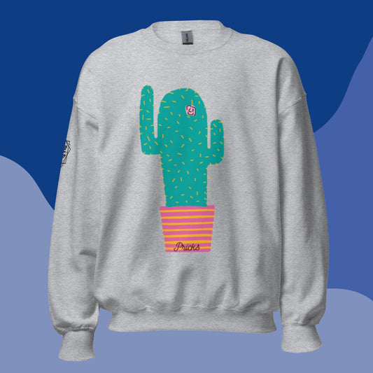 Sharp by Design 'Pricks' No.2 (Front Large) - Unisex Sweatshirt