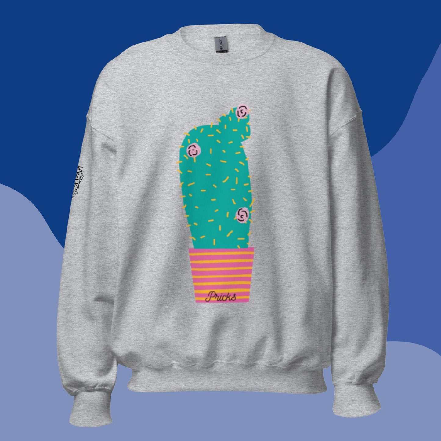 Sharp by Design 'Pricks' No.3 (Front Large) - Unisex Sweatshirt