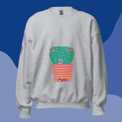 Sharp by Design 'Pricks' No.6 (Front Large) - Unisex Sweatshirt