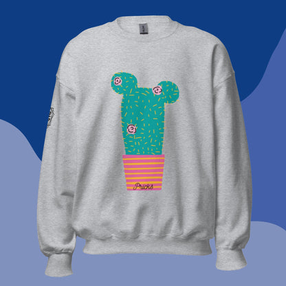 Sharp by Design 'Pricks' No.9 (Front Large) - Unisex Sweatshirt