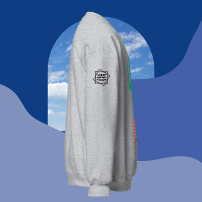 Sharp by Design 'Pricks' No.8 (Front Large) - Unisex Sweatshirt