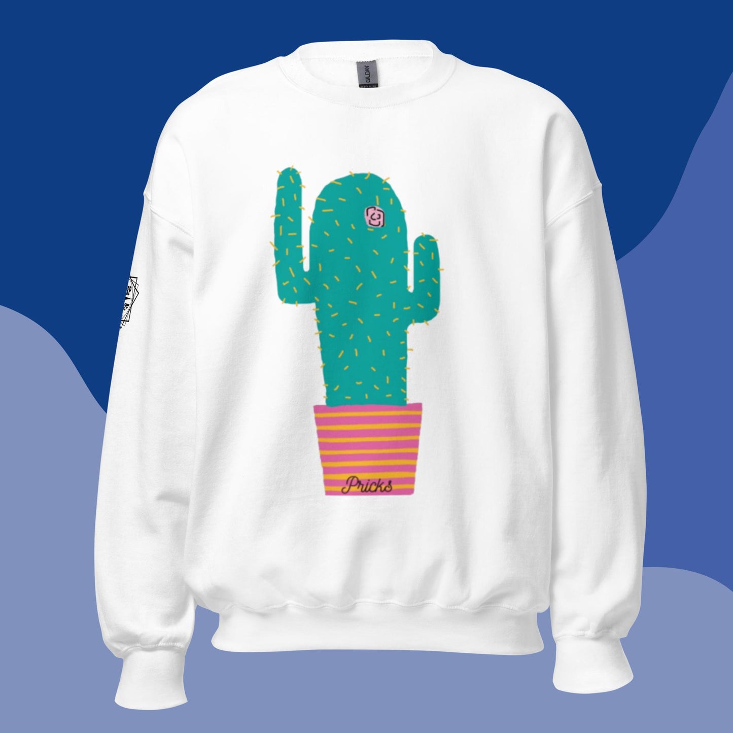 Sharp by Design 'Pricks' No.2 (Front Large) - Unisex Sweatshirt